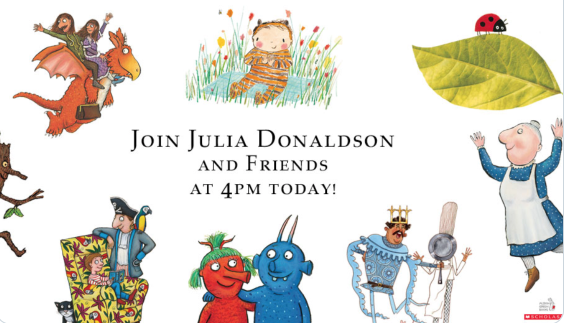 Julia Donaldson Weekly Broadcast (4pm)